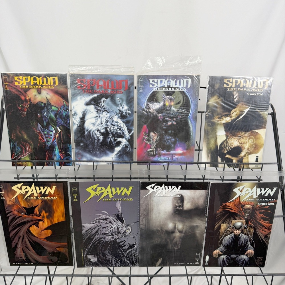 Spawn Comic Lot The Dark Ages 2 3 4 16 The Undead 5 6 7 9 Image Comics